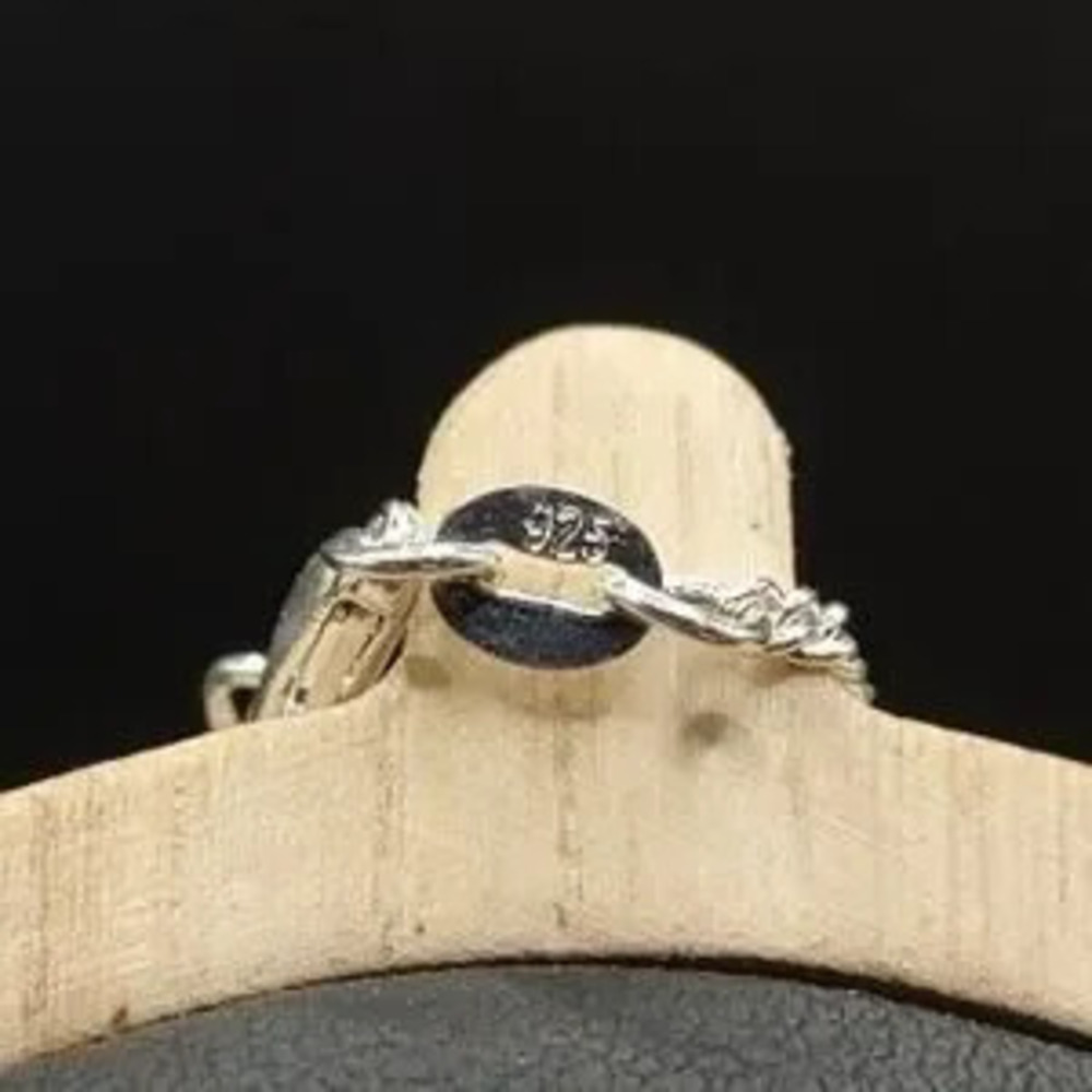 925 Silver Necklace W/ Crown Thorns Cross Men's Christmas Birthday Fashion Gift